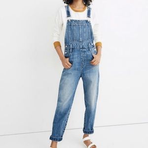 NWOT Madewell Straight Leg Overalls